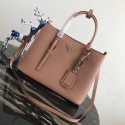 Prada Saffiano original Leather Tote Bag BN2838 pink JH05267Qt35