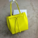 Replica 2015 Celine new model litchi grain shopping bag 2208 yellow JH06424Ip92