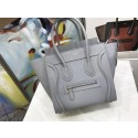 Replica Celine Luggage Micro Original Leather Tote Bag M3308 Light gray JH06203oV69