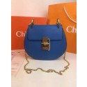 Replica Chloe Drew Shoulder Bags Calfskin Leather 2709 Blue JH08943za44