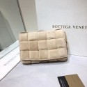 Replica Designer Bottega Veneta PADDED CASSETTE BAG suede 591970 Plaster JH09124uT54