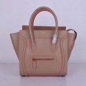 Replica Fashion Celine Luggage Micro Tote Bag Original Leather 8802-3 Light Pink JH06330Wi77