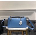 Replica FENDI BY THE WAY REGULAR Small multicoloured leather Boston bag 8BL1245 blue&grey JH08634Yp41