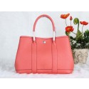 Replica Hermes Garden Party Bag togo Leather H30 light red JH01829aG64