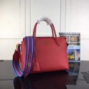 Replica Prada calf leather bag 1BA157 red JH05568GC56