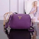 Replica Prada Calf leather Shoulder Bag 1BH082 purple JH05602eG43