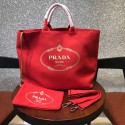 Replica Prada fabric handbag 1BG161 red JH05547nn76