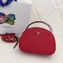 Replica Prada Odette Saffiano leather bag 1BH123 red JH05340gn30