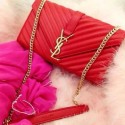 Replica Yves Saint Laurent Classic Flap Bag Nappa Leather 33210 Red JH08360rH96