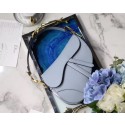 Top Dior SADDLE-TAS VAN KALFSLEER M0446C light blue JH07328Oq54