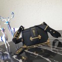 Top Prada Cahier Leather Shoulder Bag 1BD045-1 Black JH05690aw17