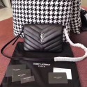 Top Yves Saint Laurent Monogramme Calf leather Shoulder Bag 2829 black JH08152oA83