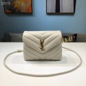 Yves Saint Laurent Calfskin Leather Tote Bag 467072 White JH07755tk46