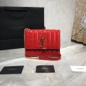 Yves Saint Laurent Patent Original Leather Shoulder Bag Y554125 Red JH07836Js15