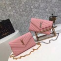 Yves Saint Laurent WOC Caviar leather Shoulder Bag 1003 pink JH08284uo30