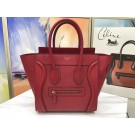 AAA Celine Luggage Micro Original Leather Tote Bag M3308 red JH06207Nk89