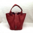 AAA Copy Hermes Picotin Lock 22cm Bags togo Leather 1048 Red JH01715JY49