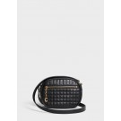 CELINE CROSS BODY SMALL C CHARM BAG IN QUILTED CALFSKIN 188363 BLACK JH05988zp53