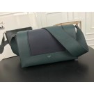 Celine frame Bag Original Calf Leather 5756 green.black JH06104ym68