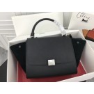 Celine Trapeze Bag Original Leather 3342 black JH06165Op64