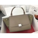 Celine Trapeze Bag Original Leather 3342 Khaki JH06168dA83