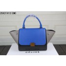 Copy 2015 Celine classic original leather 3345-1 brilliant blue&black&gray JH06555rY88