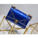 Dior Small Diorama flap bag calfskin M0421 blue JH07577xK90