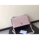 DIORAMA FLAP BAG IN POWDER PINK GRAINED CALFSKIN WITH LARGE CANNAGE DESIGN JH07586TK61
