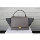 Fake Celine Trapeze Bag Original Leather 3342-1 gray JH06507wn47