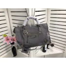 Fashion Imitation Balenciaga The City Handbag Sheepskin 084334 gray JH09442dK58