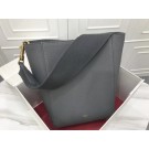 First-class Quality Celine Seau Sangle Original Calfskin Leather Shoulder Bag 3370 dark gray JH06122JF90