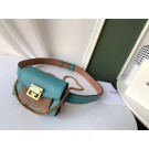 GIVENCHY GV3 leather and suede mini bumbag 1127 blue JH09039SP97