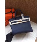 Hermes Birkin Tote Bag Original Togo Leather BK35 dark blue JH01513Ti34