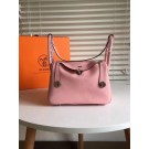 Hermes Lindy togo Original Leather Shoulder Bag 5086 Pink JH01610dt49