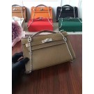 Hermes Mini Kelly Tote Bag Epsom leather 1707 grey JH01541ja59