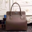 Hermes original leather toolbox handbag 3069 gray JH01616WA48