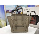 Imitation Celine Luggage Micro Original Leather Tote Bag M3308 gray JH06206dP73