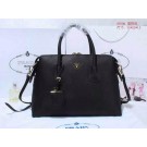 Imitation Cheap Prada litchi leather two-handle bag 0889 black JH05726wG78