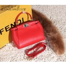 Newest 2015 Fendi original leather 6035 red JH08792BM34