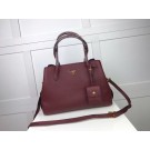 Prada Calf leather bag 1127 Burgundy JH05379Qu69