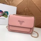Prada Calf leather shoulder bag 3011 pink JH05259JM27