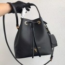 Prada Galleria Saffiano Leather Bag 1BE032 Black JH05198sc42