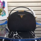 Prada Odette Saffiano leather bag 1BH123 black JH05342qd52