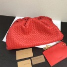 Replica AAAAA Bottega Veneta Weave Clutch bag 585853 red JH09245st72