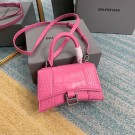 Replica Balenciaga Hourglass XS Top Handle Bag 28331S pink JH09362TH29