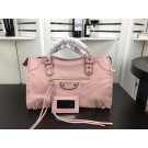 Replica Balenciaga The City Handbag Sheepskin 084334 pink JH09445Pg26