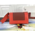 Replica Celine frame Bag Original Calf Leather 5756 Orange .red JH06112UD97