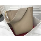 Replica Celine Seau Sangle Original Calfskin Leather Shoulder Bag 3370 Light gray JH06129TN94