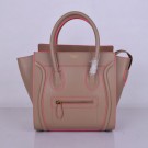 Replica Fashion Celine Luggage Micro Tote Bag Original Leather 8802-3 Light Pink JH06330Wi77