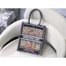 SUN VERTICAL DIOR BOOK TOTE TAROT EMBROIDERED CANVAS BAG M1272Z-6 JH07113ul51